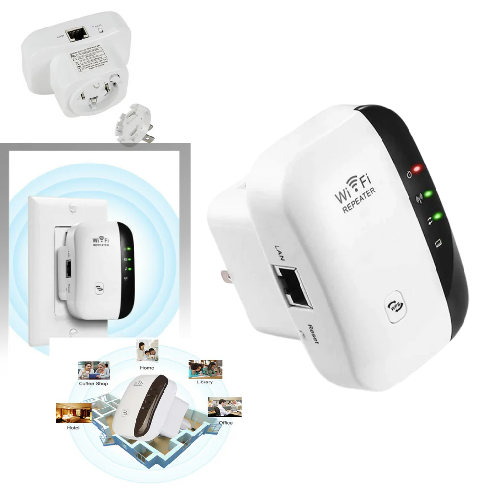 Remote WiFi amplifier and signal booster